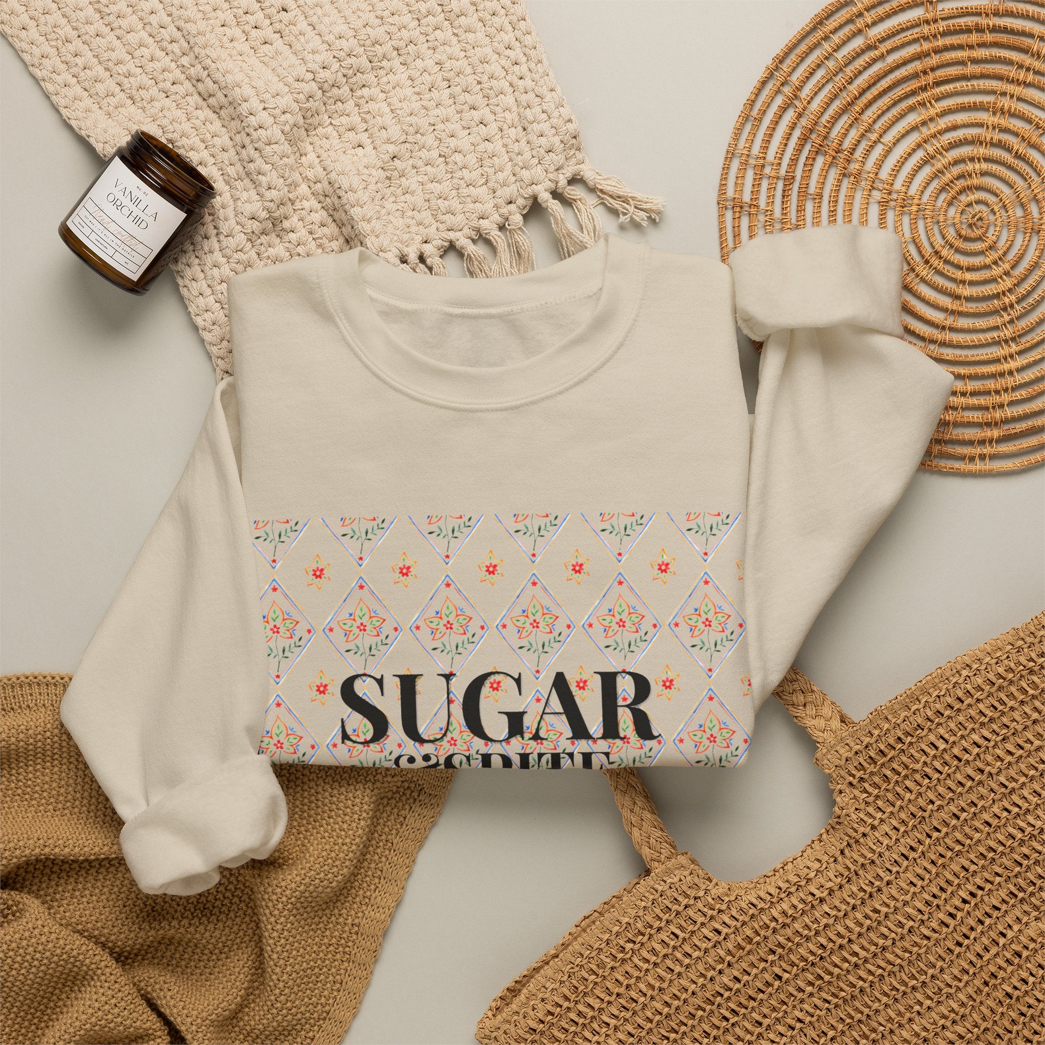 Sugar Floral Crewneck Sweatshirt