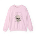 Skull Floral Crewneck Sweatshirt — 'Sugar & Spite' Vintage Gothic Pullover