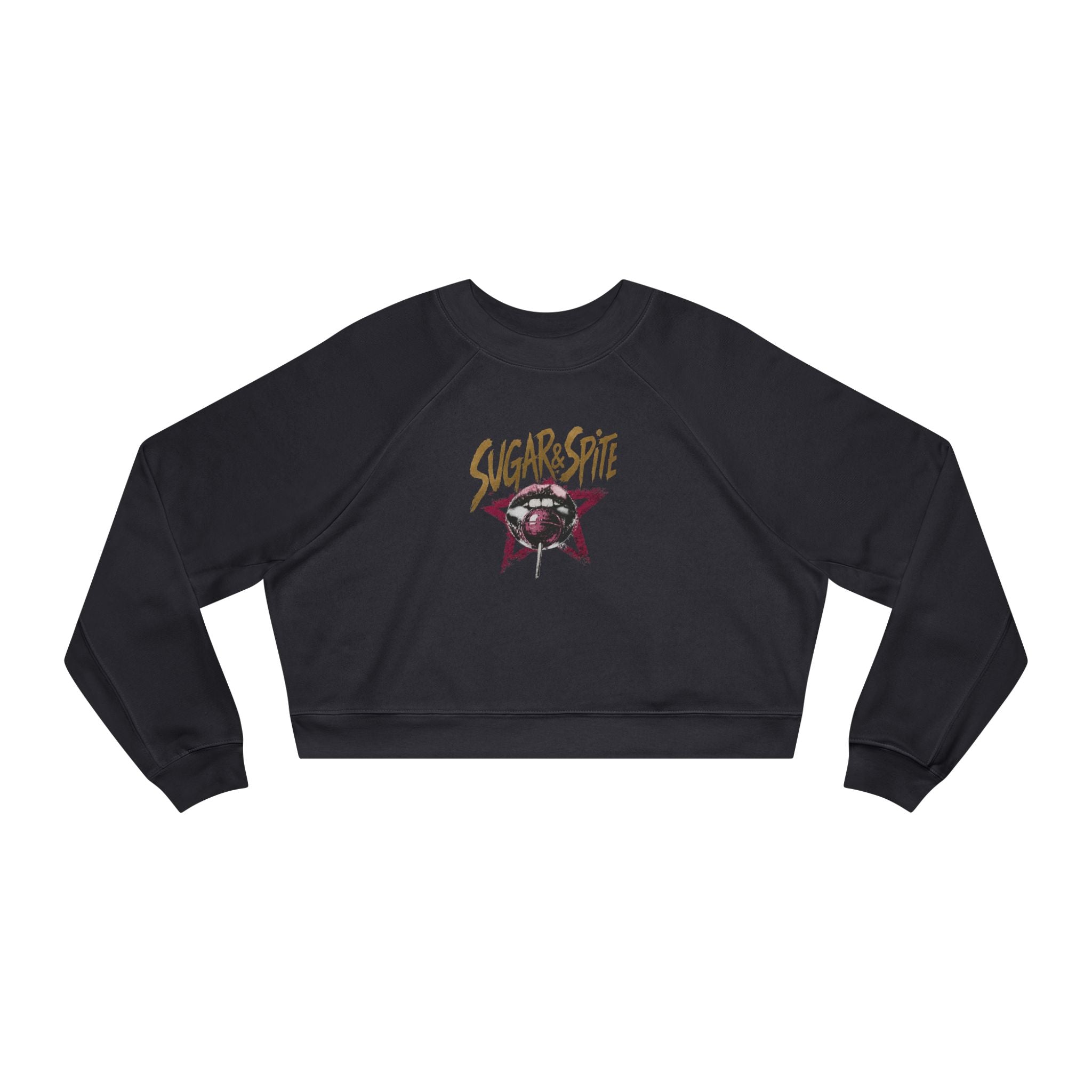 Sugar & Spite Rock Candy Cropped Fleece Pullover