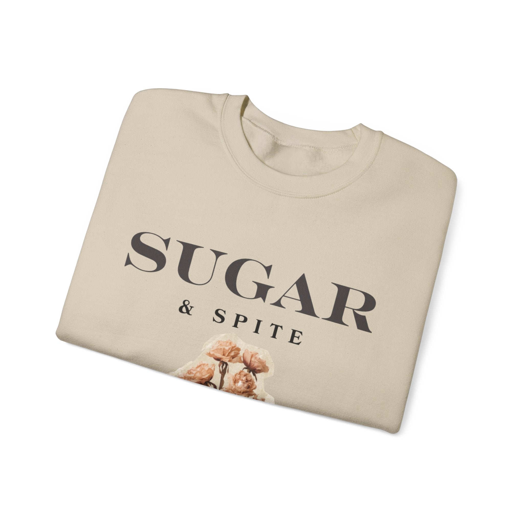 Sugar & Spite Floral Crewneck Sweatshirt