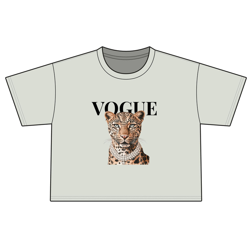 Vogue Leopard Boxy Tee