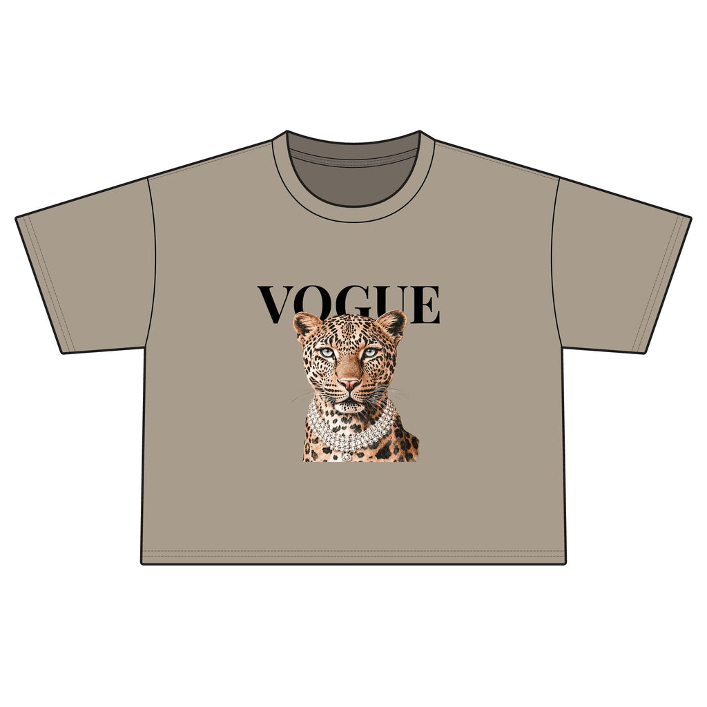 Vogue Leopard Boxy Tee