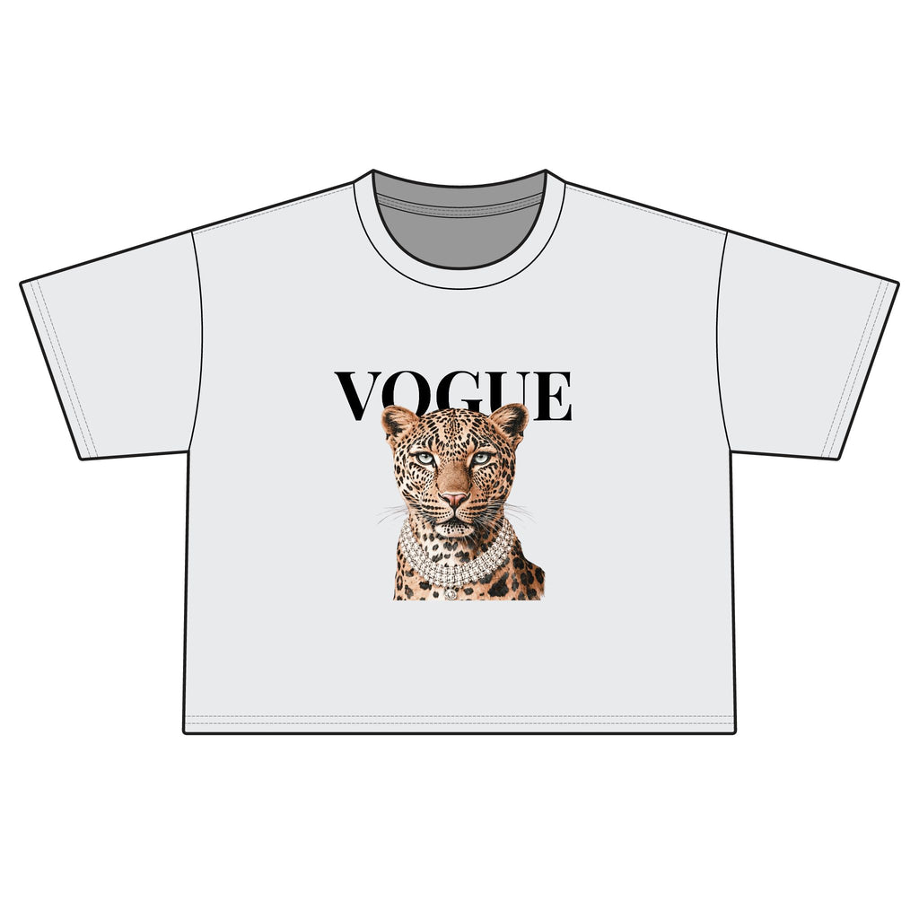 Vogue Leopard Boxy Tee