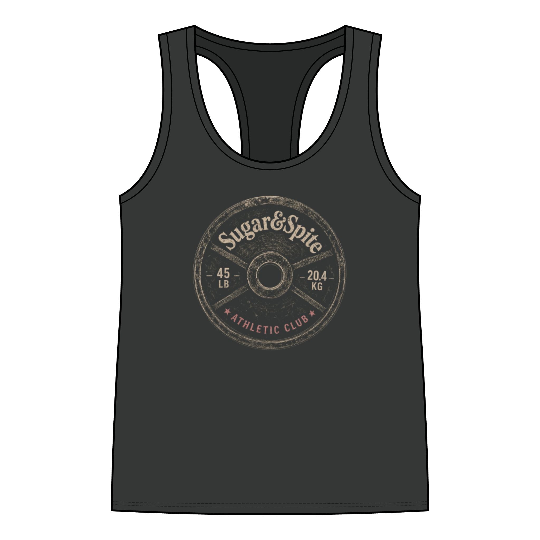 Sugar & Spice Athletic Club Racerback Tank - Women's Fitness Tank Top