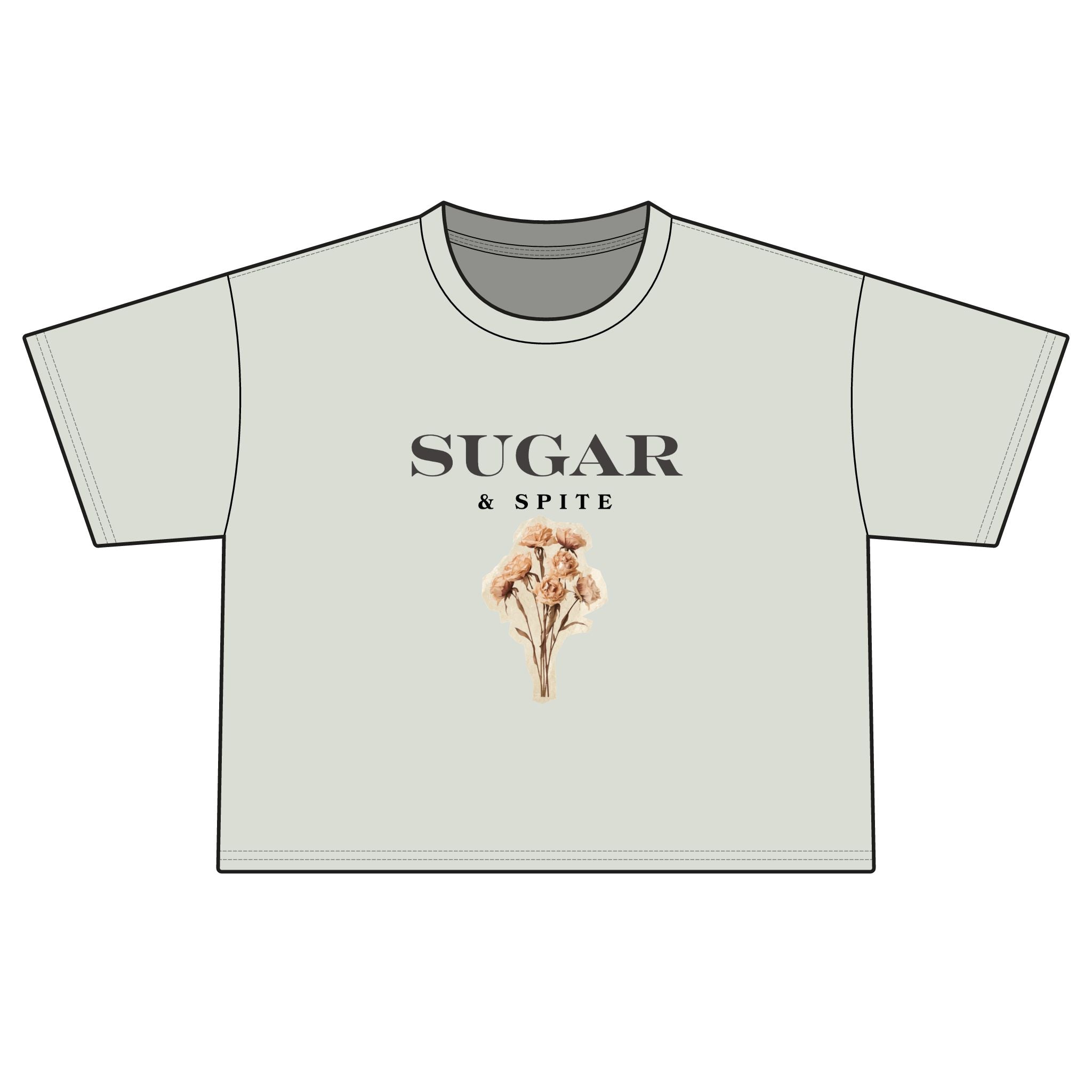 Sugar & Spite Floral Boxy Tee