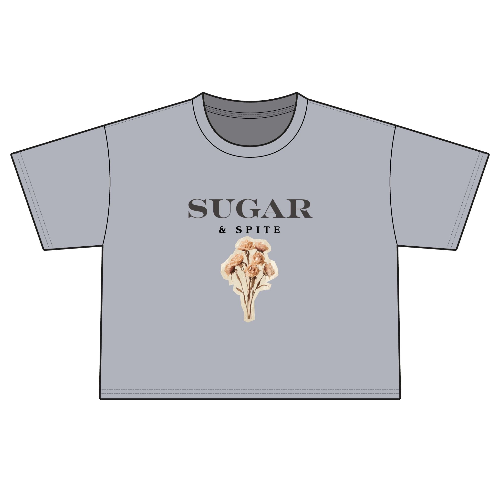 Sugar & Spite Floral Boxy Tee