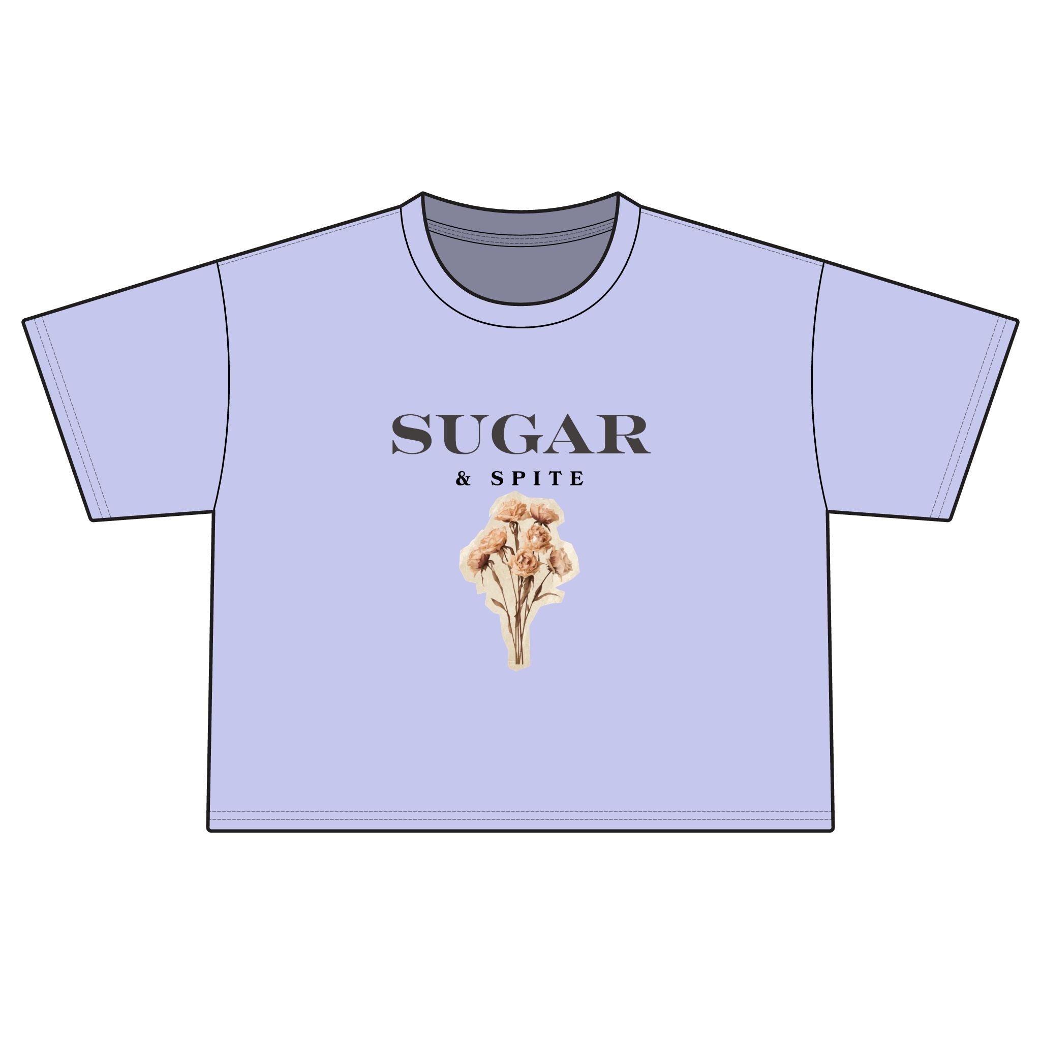 Sugar & Spite Floral Boxy Tee