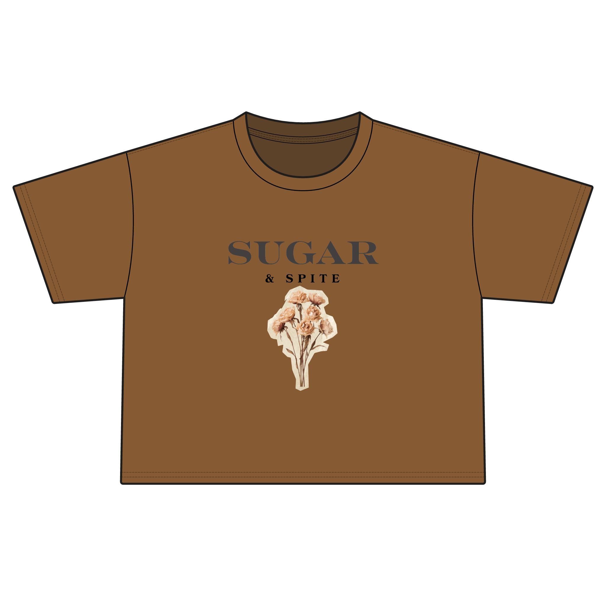 Sugar & Spite Floral Boxy Tee