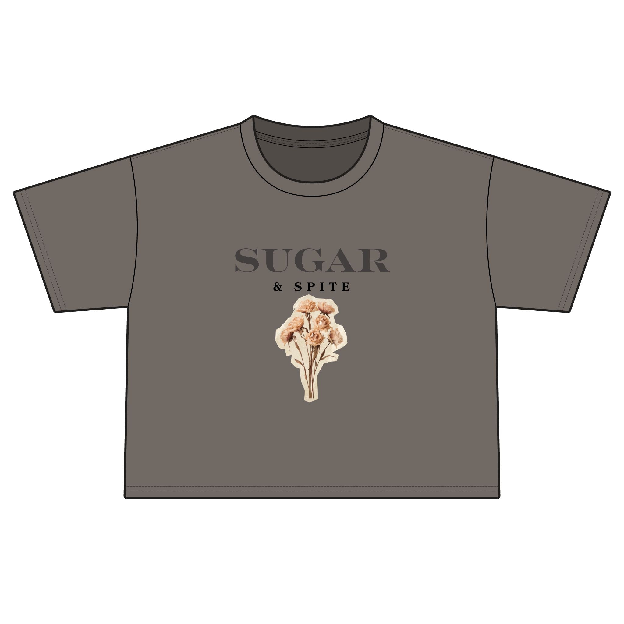 Sugar & Spite Floral Boxy Tee