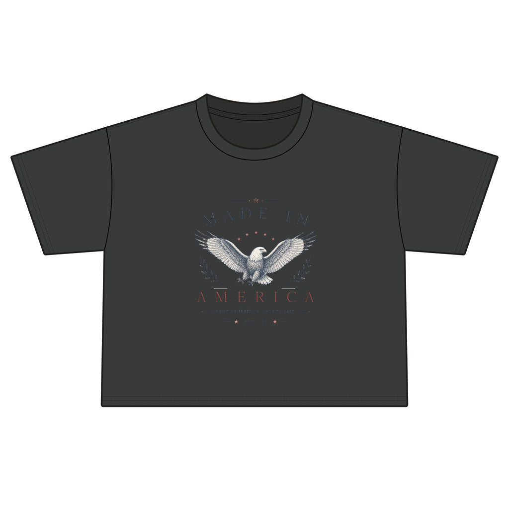Made in America Eagle Women's Baby Tee
