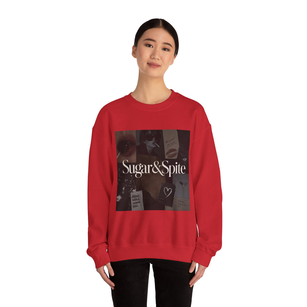 Sugar & Spice Graphic Sweatshirt — Vintage Collage Crewneck