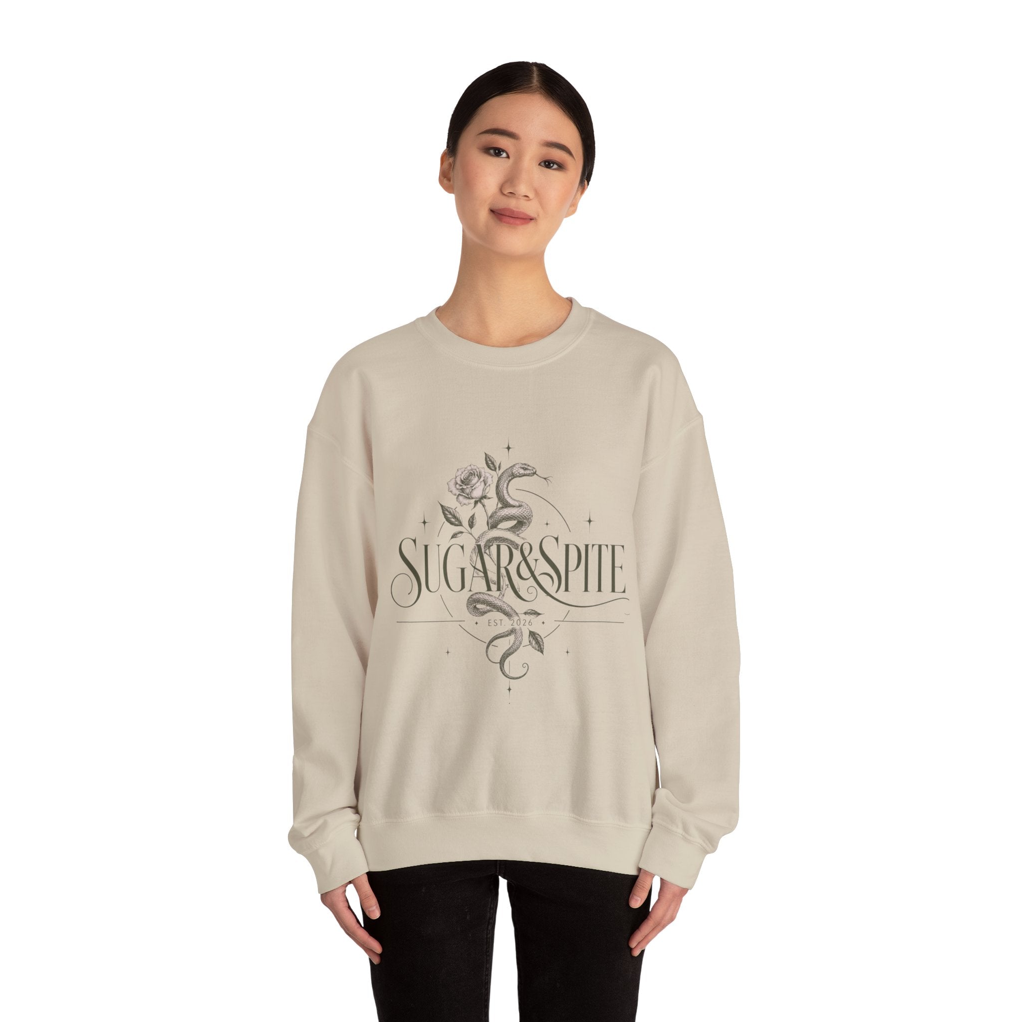 Heavy Blend™ Crewneck Sweatshirt - Sugar&Spite Main Logo