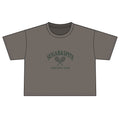 Sugar & Spite Athletic Club Boxy Tee — Women's Cropped Tennis Graphic Shirt