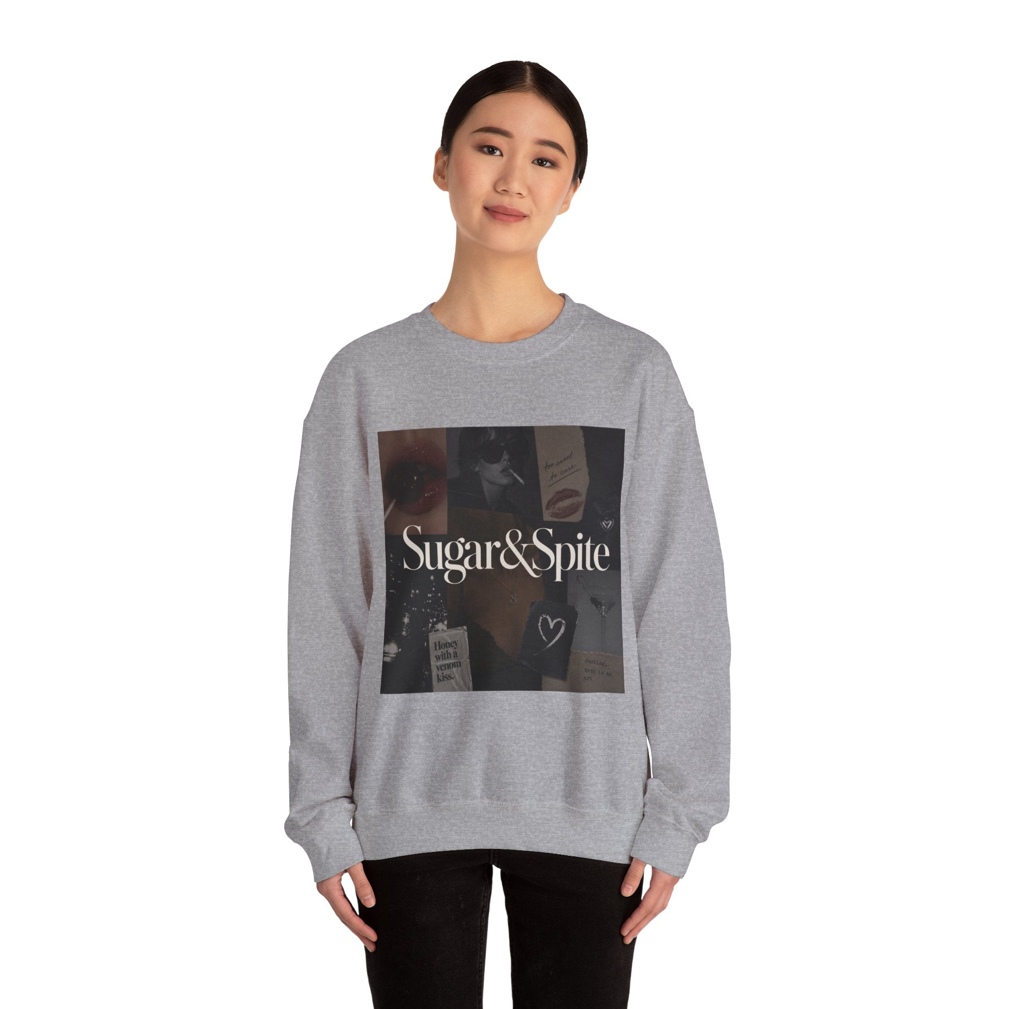 Sugar & Spice Graphic Sweatshirt — Vintage Collage Crewneck