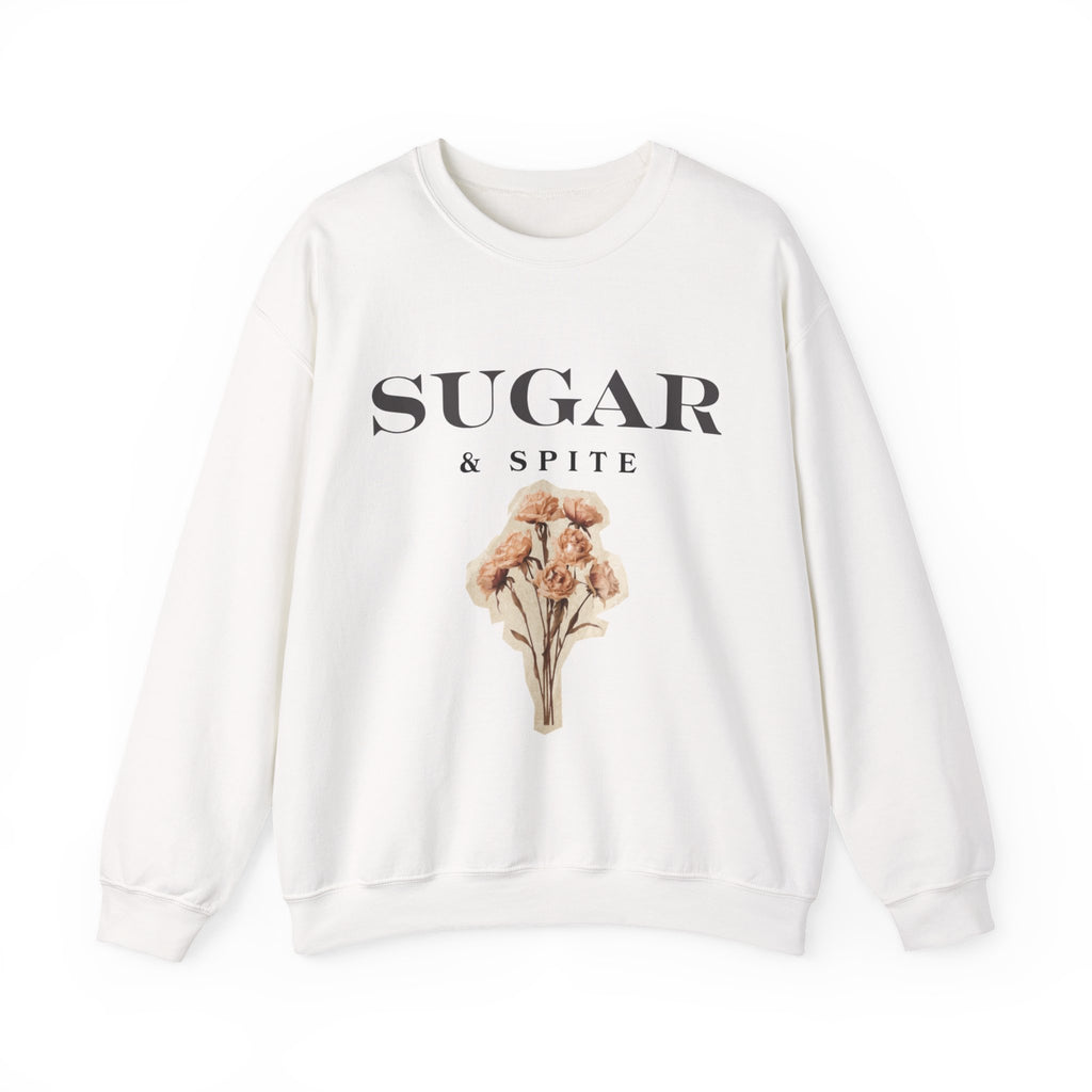 Sugar & Spite Floral Crewneck Sweatshirt