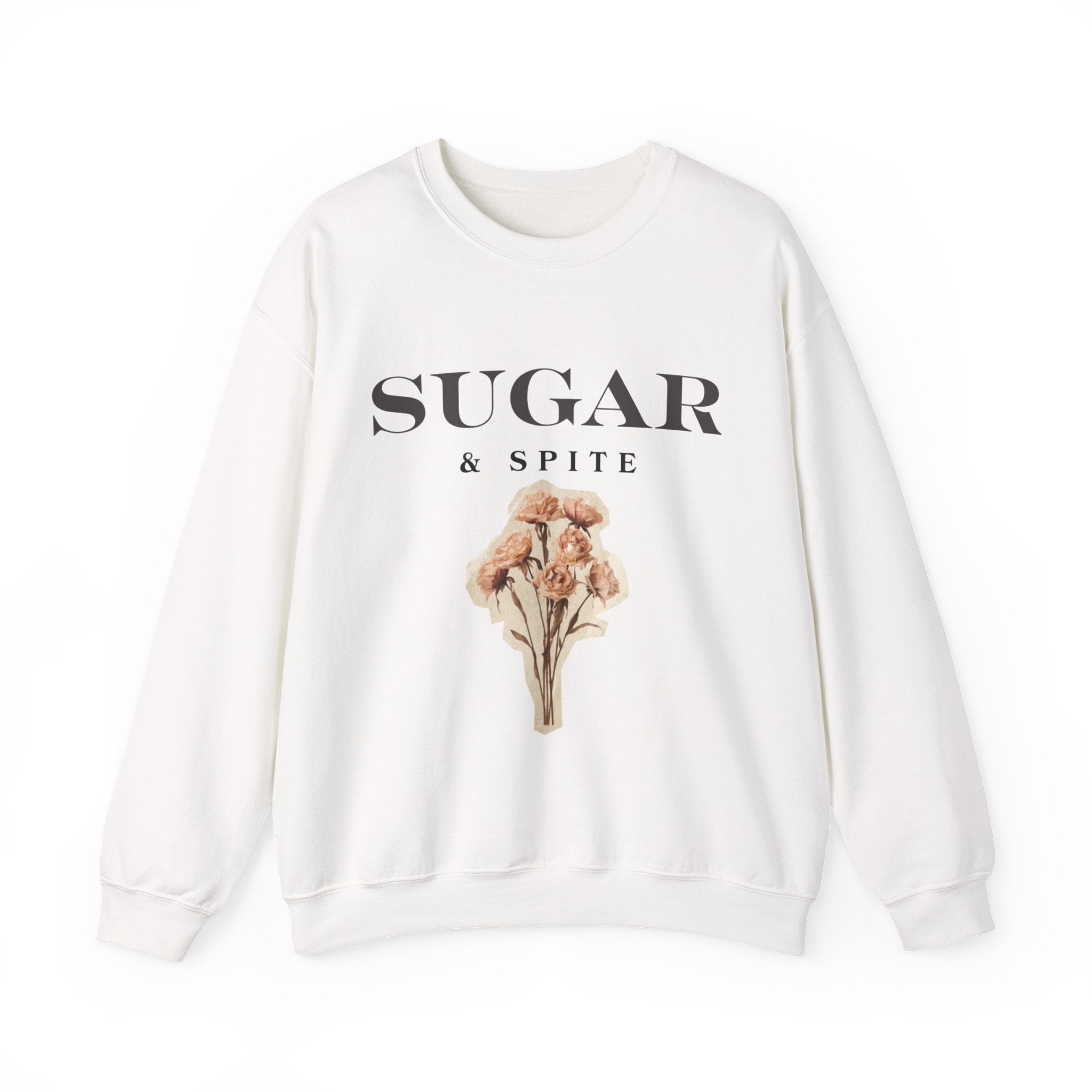 Sugar & Spite Floral Crewneck Sweatshirt