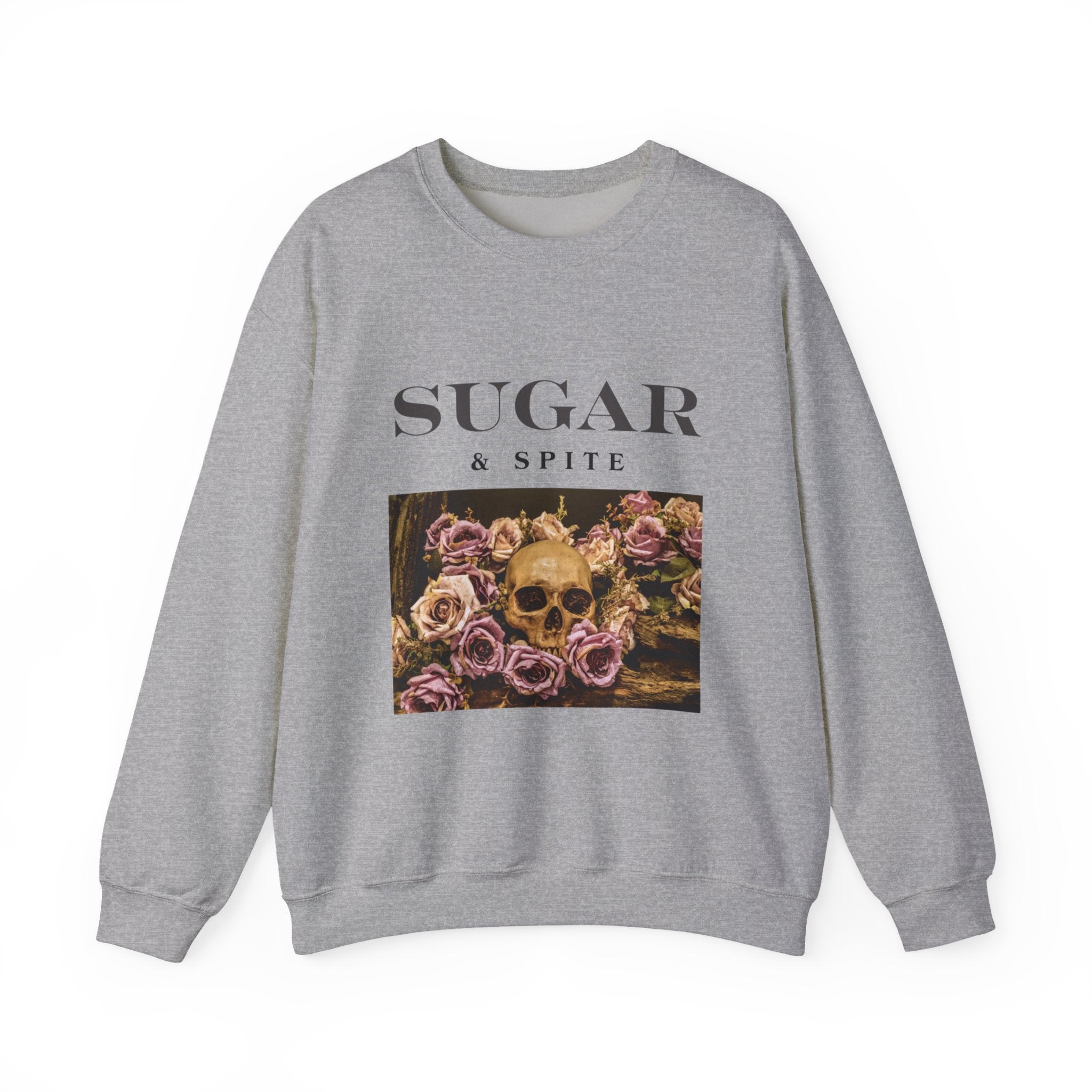 Sugar & Spite Skull Crewneck Sweatshirt