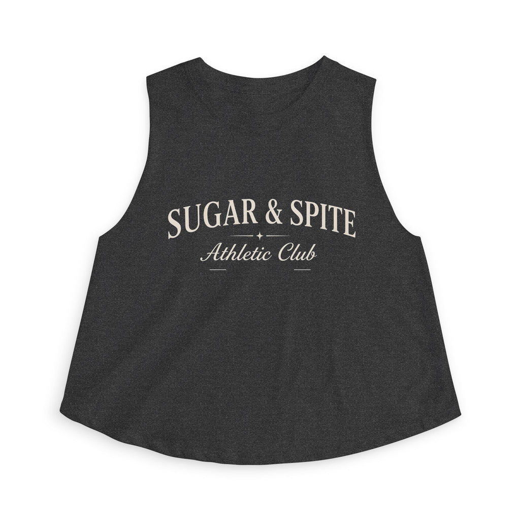 Sugar & Spite Athletic Club Crop Top — Women's Vintage Athletic Tank