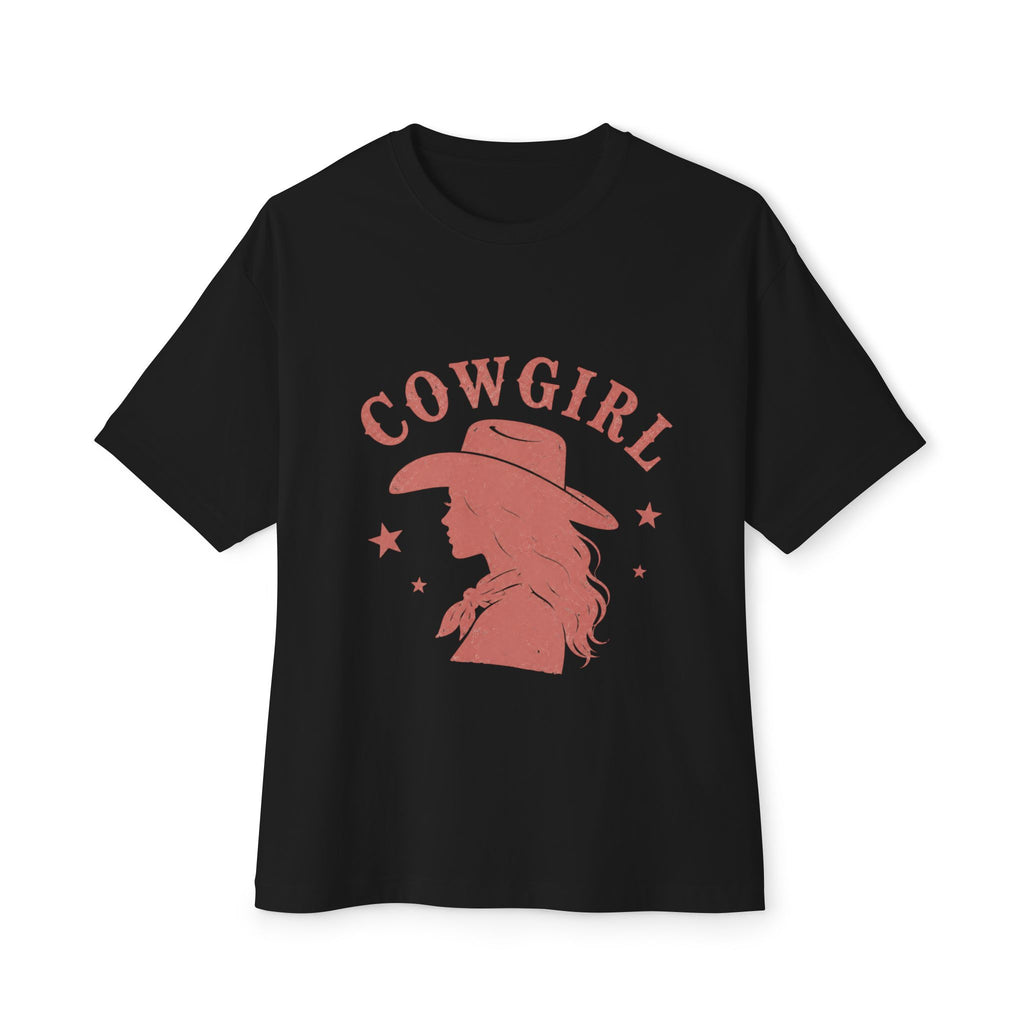 Cowgirl Silhouette Tee | Western Hat Cowgirl Graphic Shirt