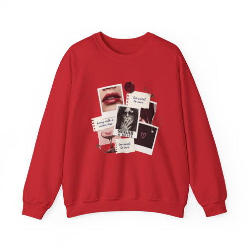 Collage Graphic Crewneck Sweatshirt