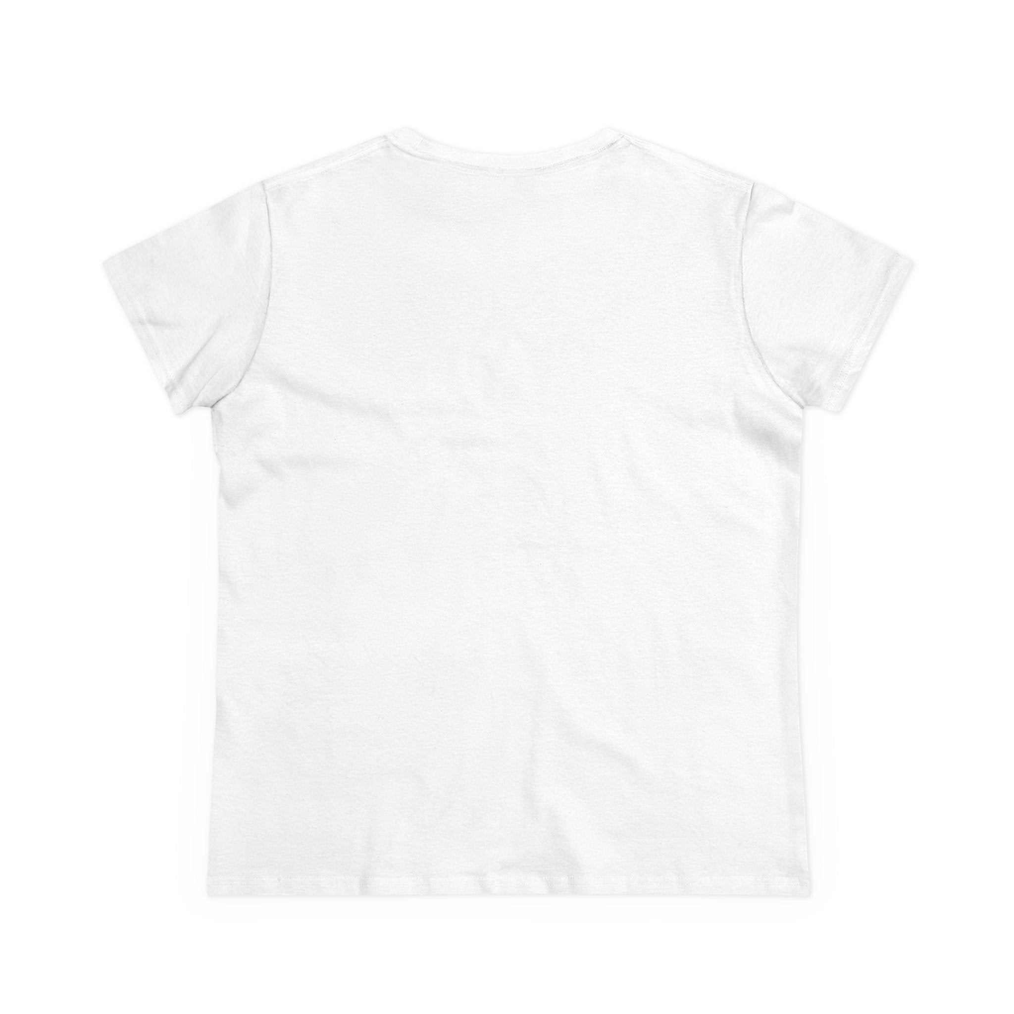 Sugar & Spite Women's Tee — Blue Stripe Graphic Cotton Shirt