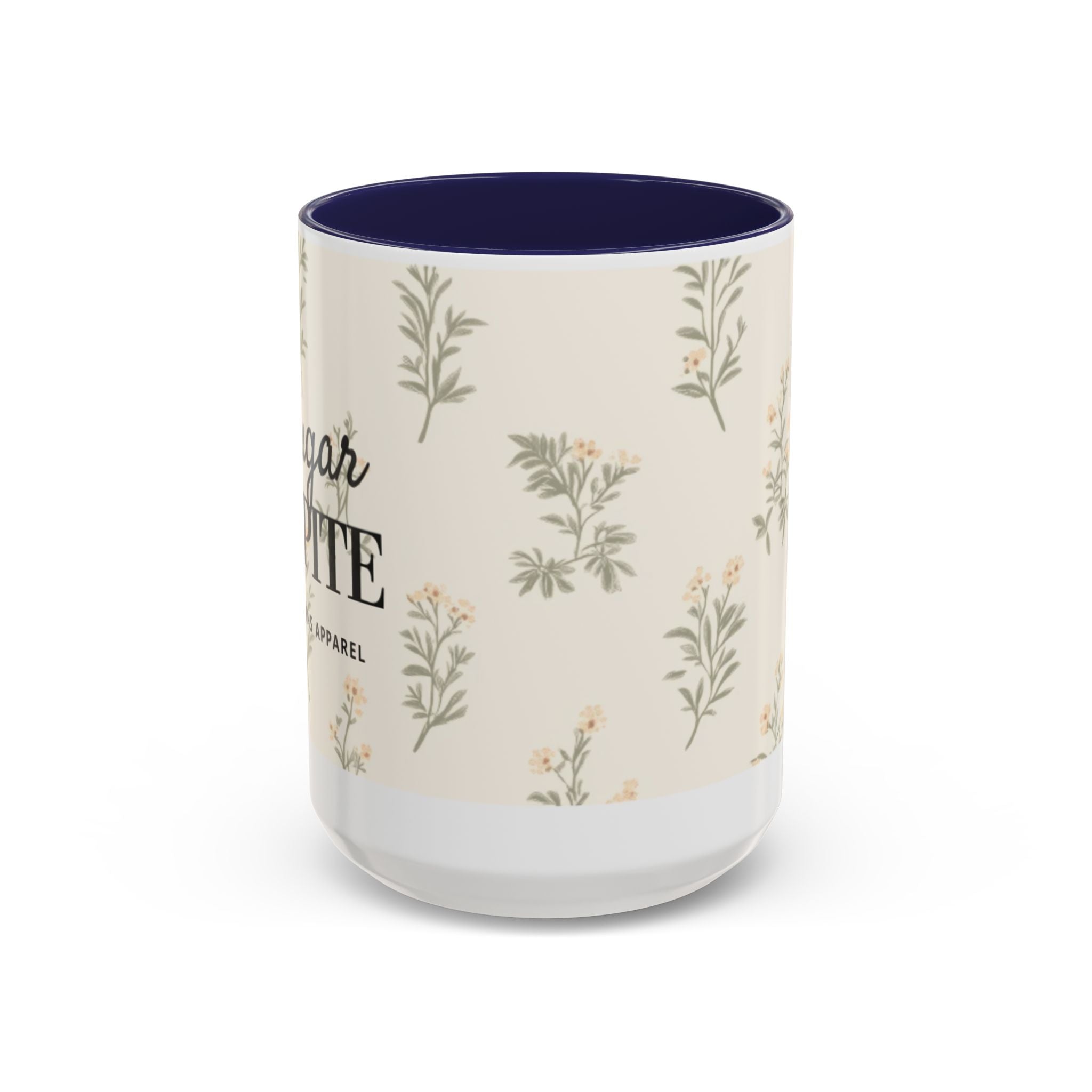 Sugar & Spite Floral Coffee Mug — Accent 11/15oz