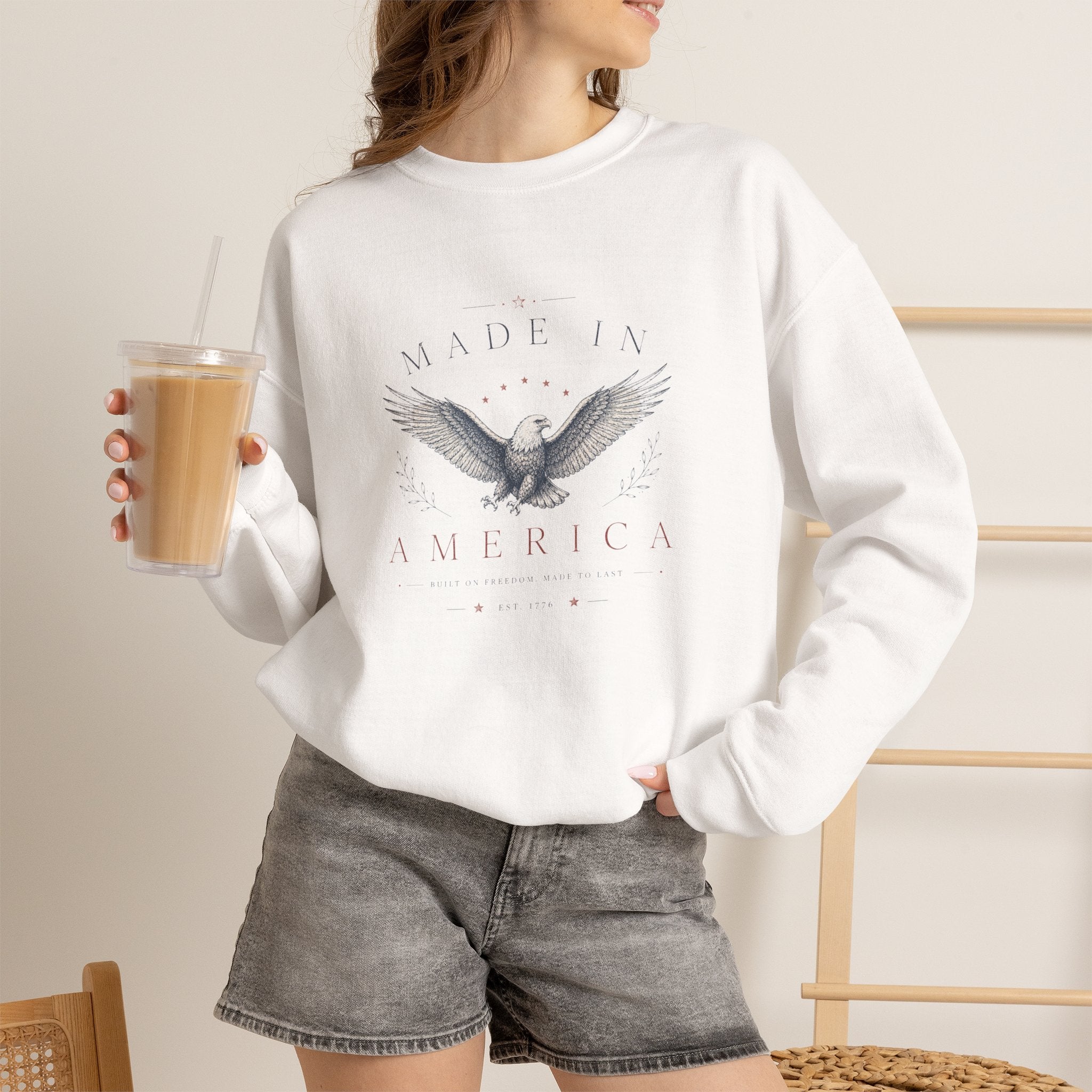 Made in America Eagle Crewneck Sweatshirt