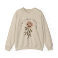Sugar & Spite Rose Sweatshirt — Vintage Floral Crewneck