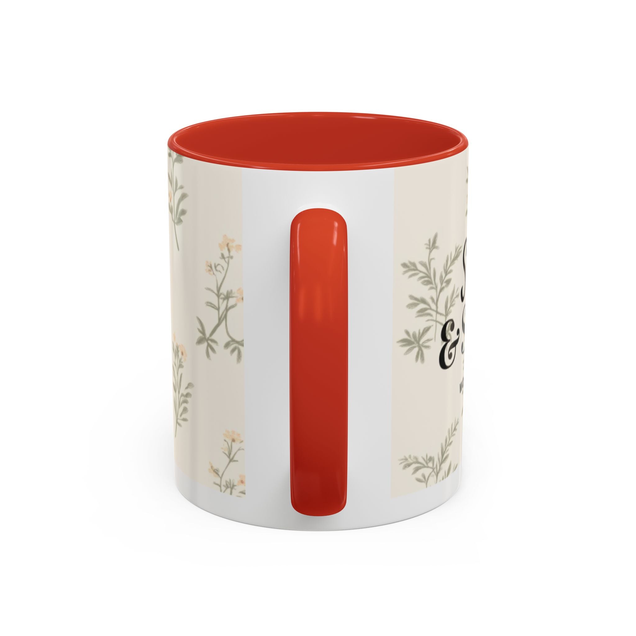 Sugar & Spite Floral Coffee Mug — Accent 11/15oz