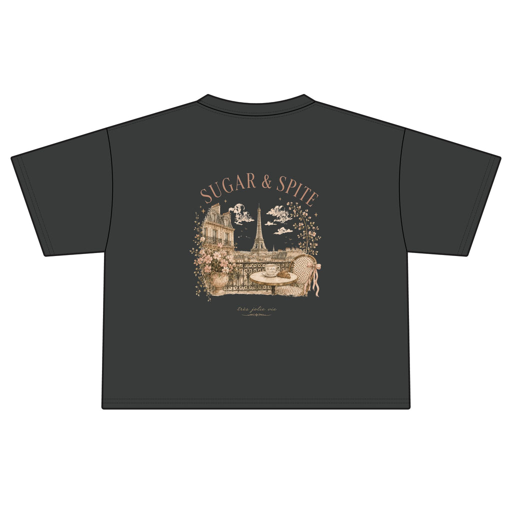 Paris Vintage 'Sugar & Spite' Graphic Boxy Tee