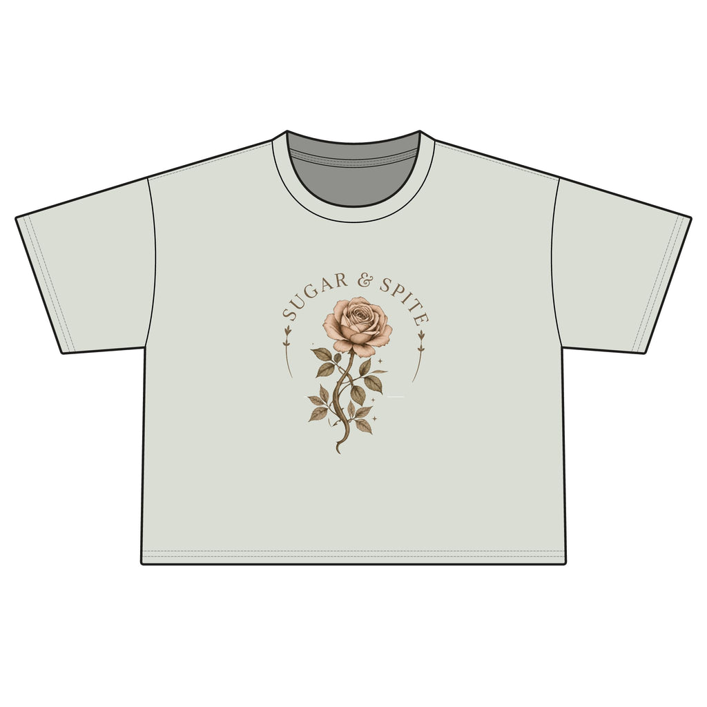 Sugar & Spite Rose Boxy Tee