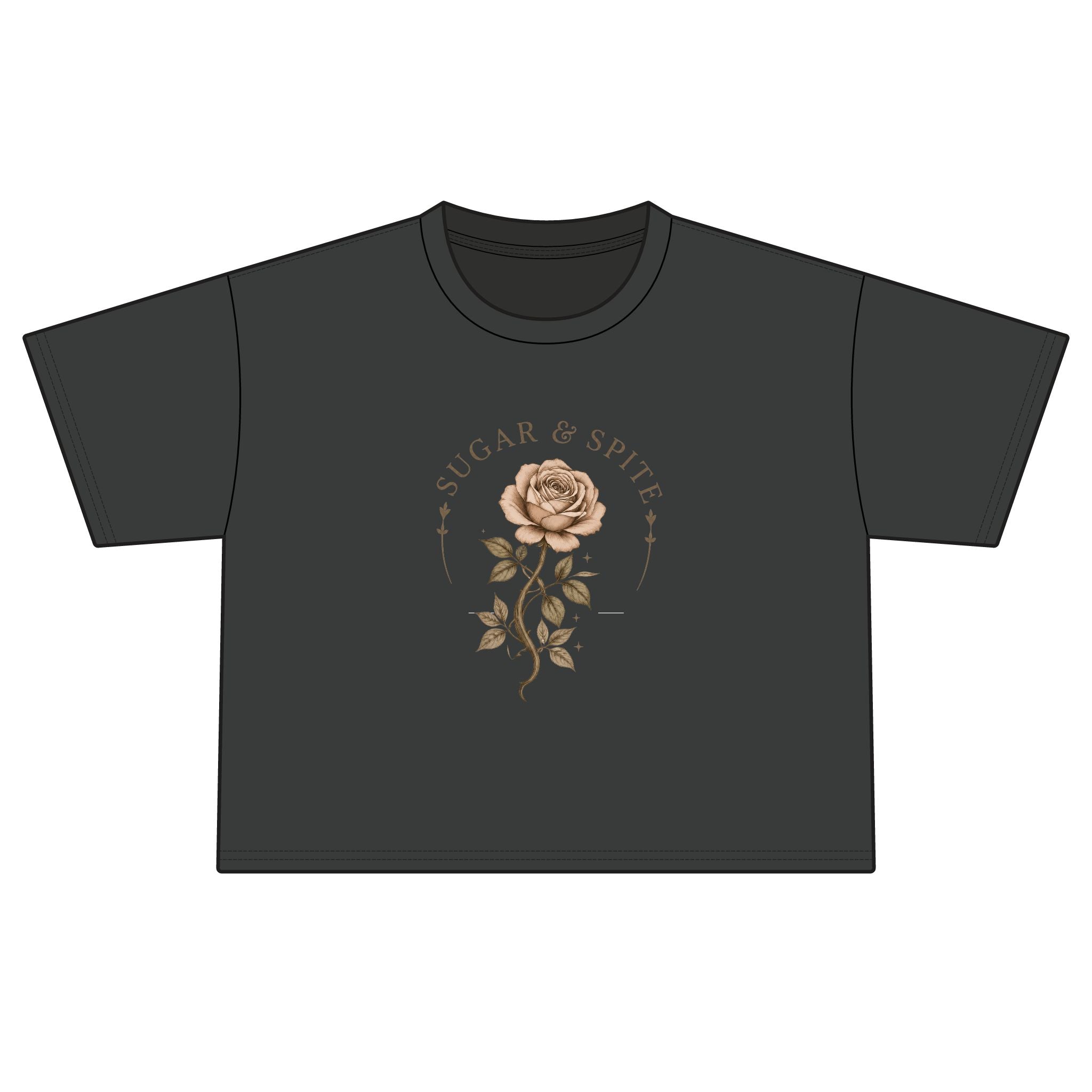 Sugar & Spite Rose Boxy Tee