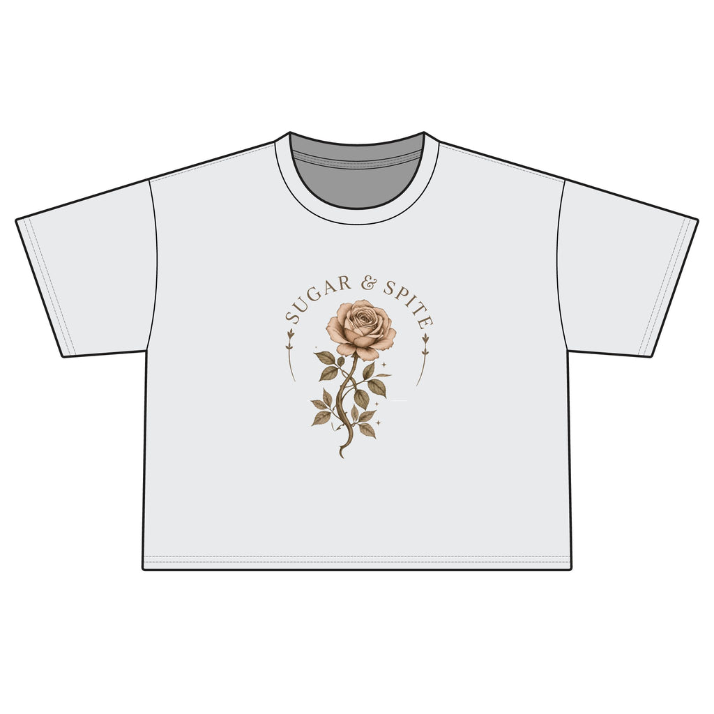 Sugar & Spite Rose Boxy Tee
