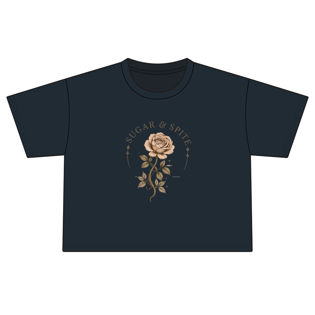 Sugar & Spite Rose Boxy Tee