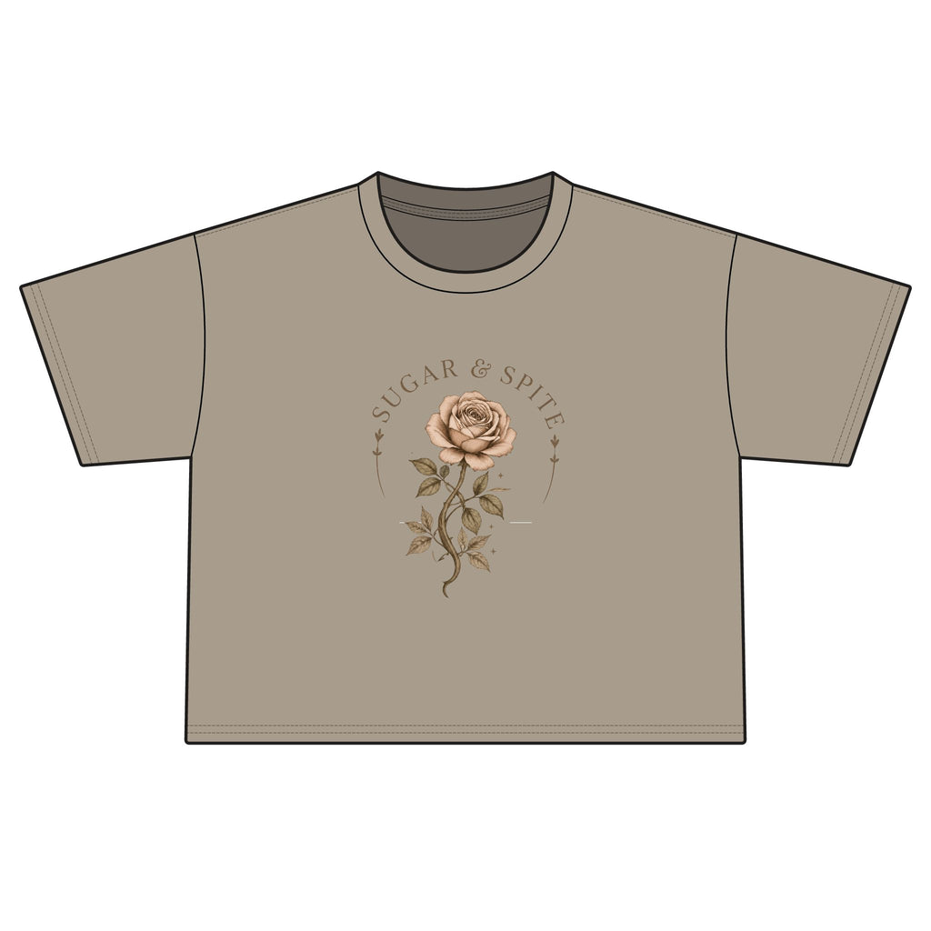 Sugar & Spite Rose Boxy Tee