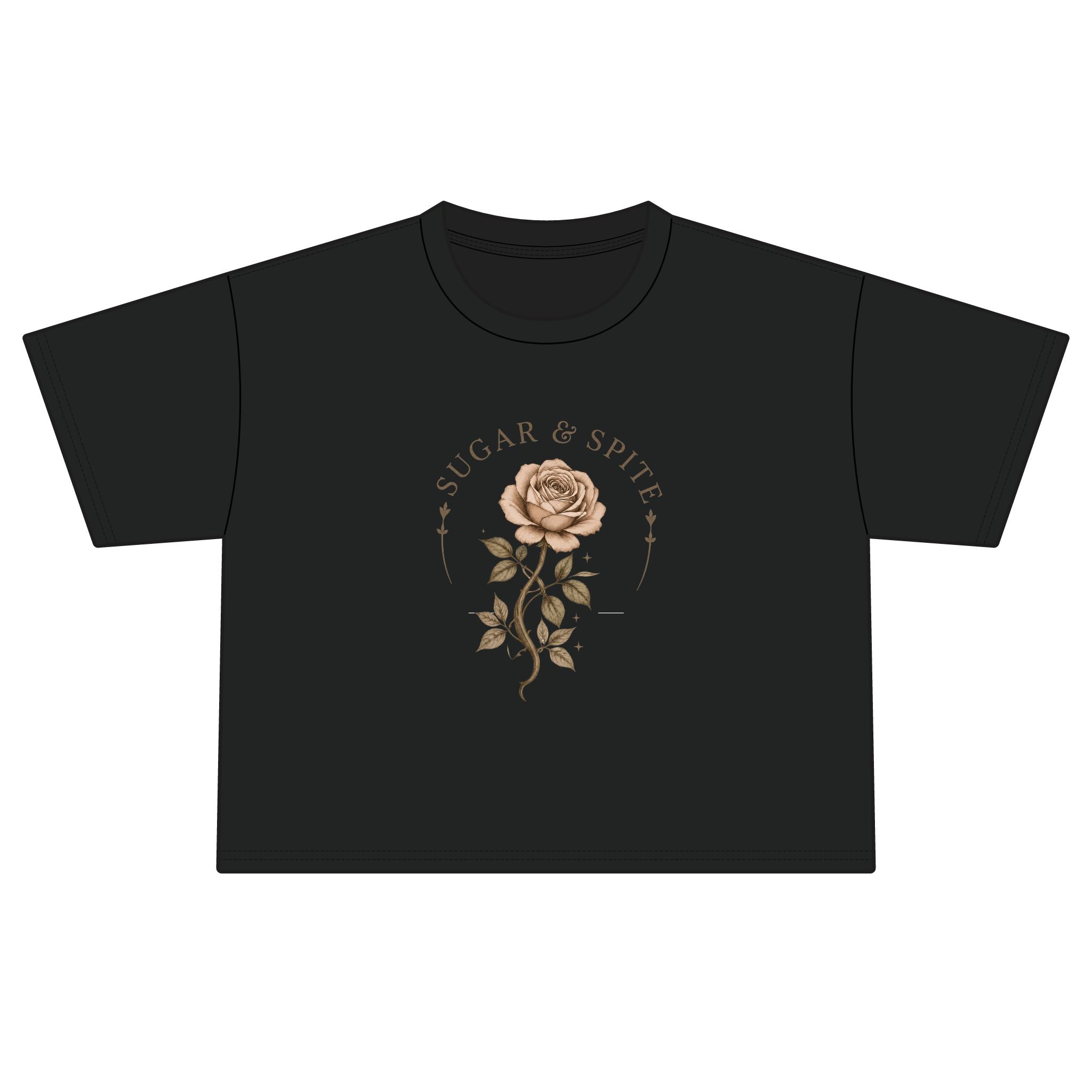 Sugar & Spite Rose Boxy Tee