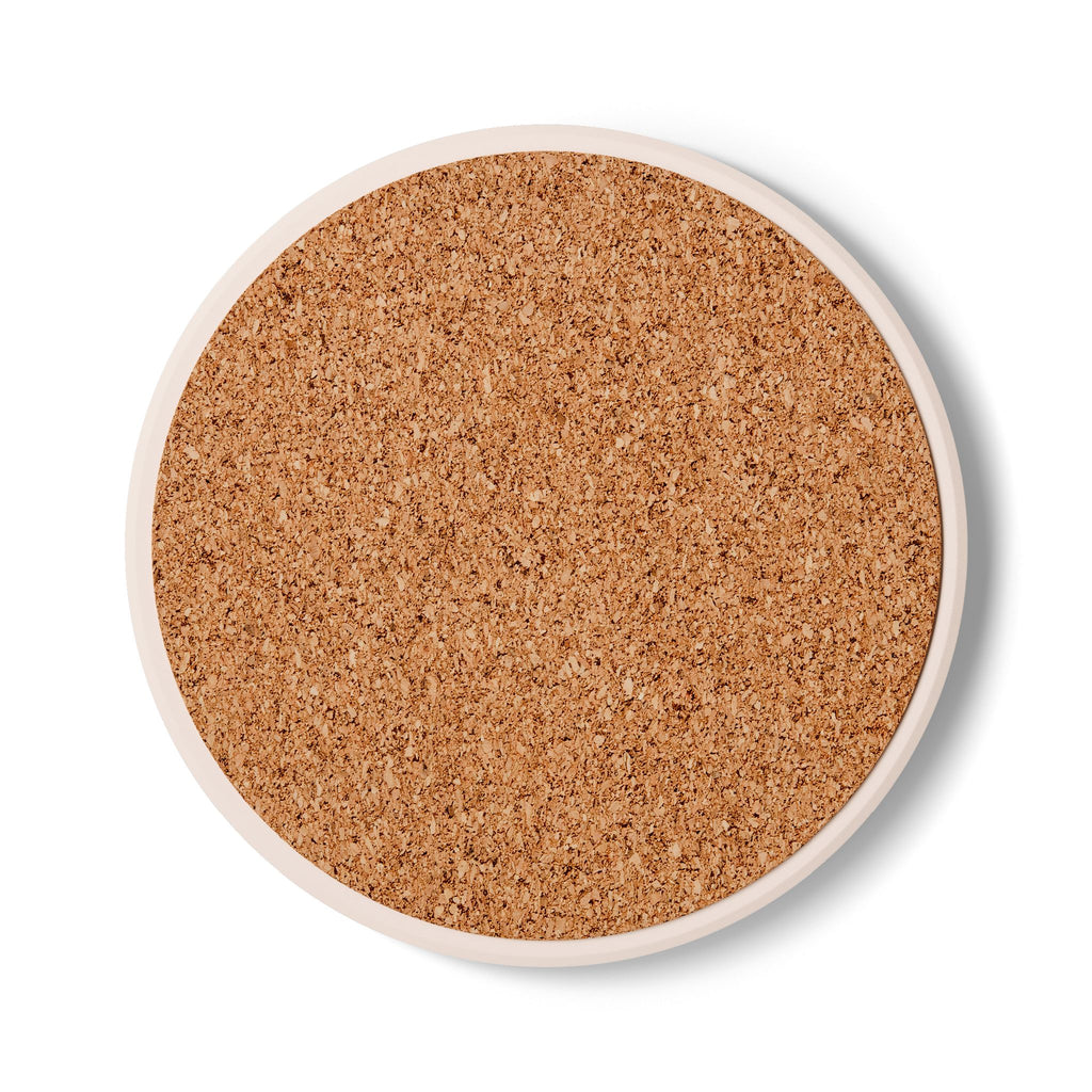 Ceramic Coaster — Vintage Snake & Rose 'Sugar & Spite' Decorative Drink Coaster