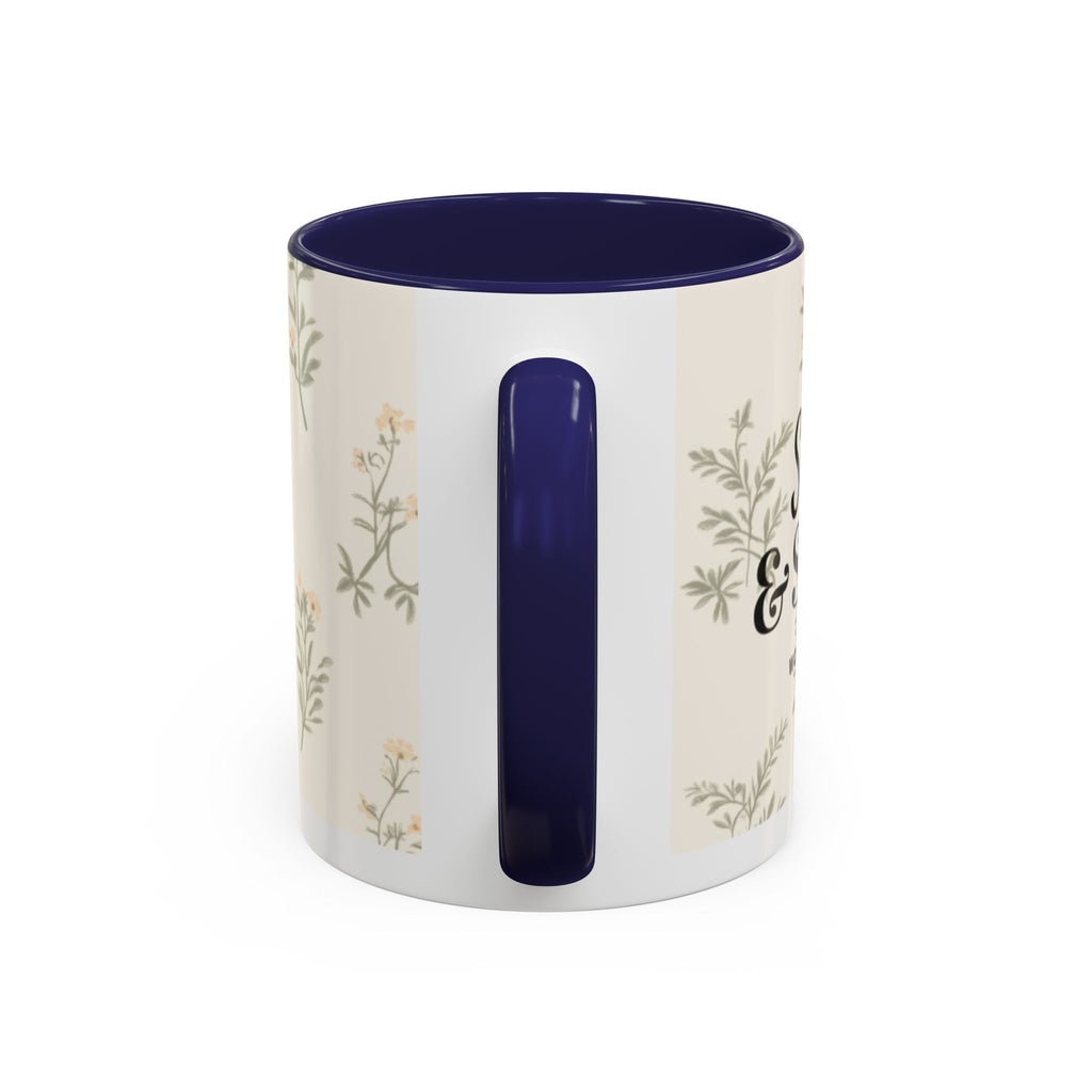 Sugar & Spite Floral Coffee Mug — Accent 11/15oz