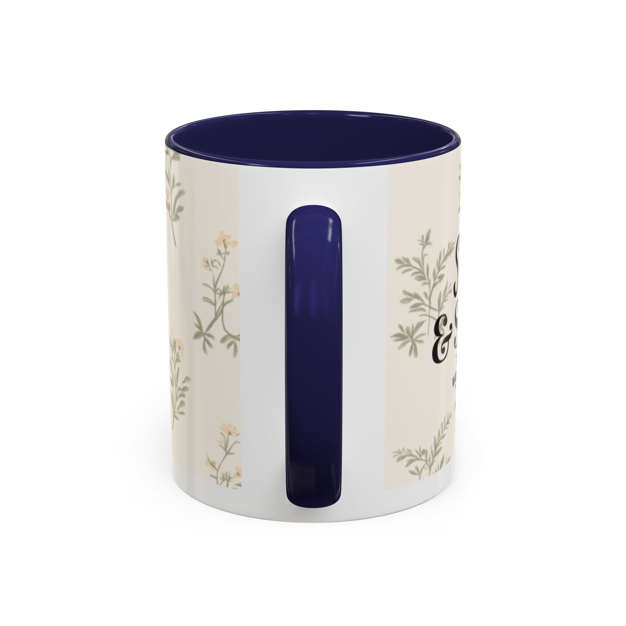 Sugar & Spite Floral Coffee Mug — Accent 11/15oz