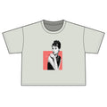 Boxy Tee — Retro Audrey Hepburn Portrait Crop T-Shirt