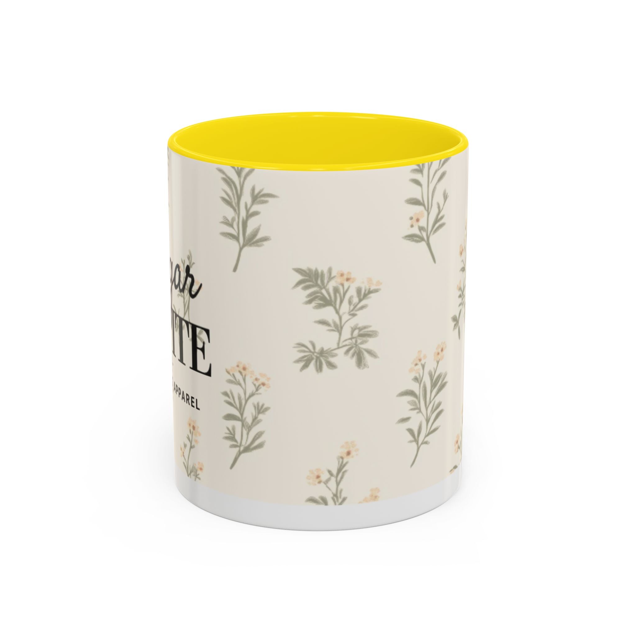 Sugar & Spite Floral Coffee Mug — Accent 11/15oz