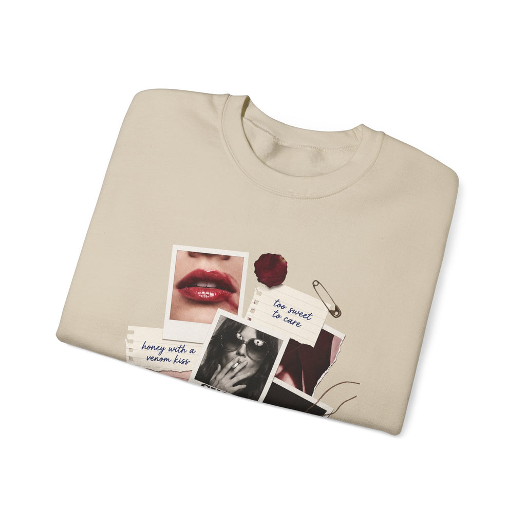 Collage Vintage Romance Crewneck Sweatshirt