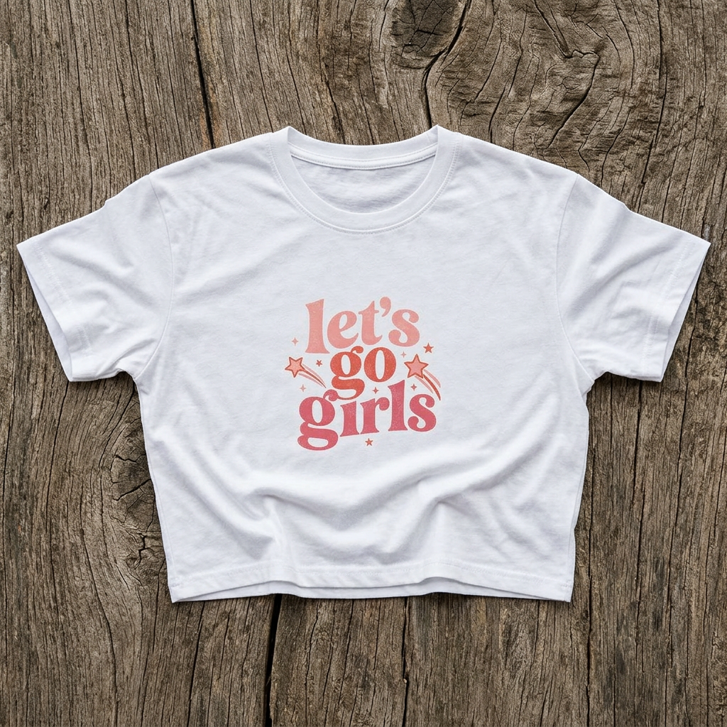 Let’s Go Girls graphic tee | Boxy Tee