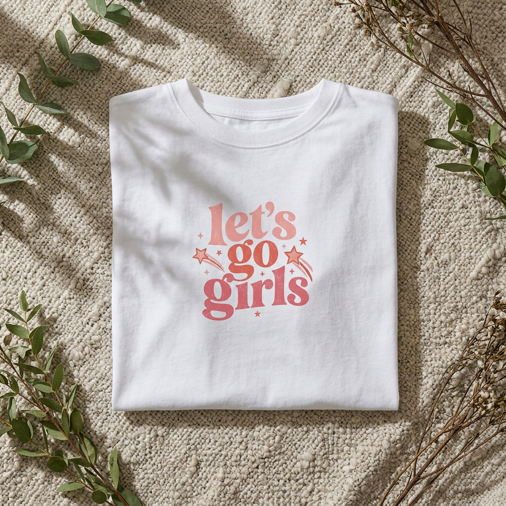 Let’s Go Girls graphic tee | Boxy Tee