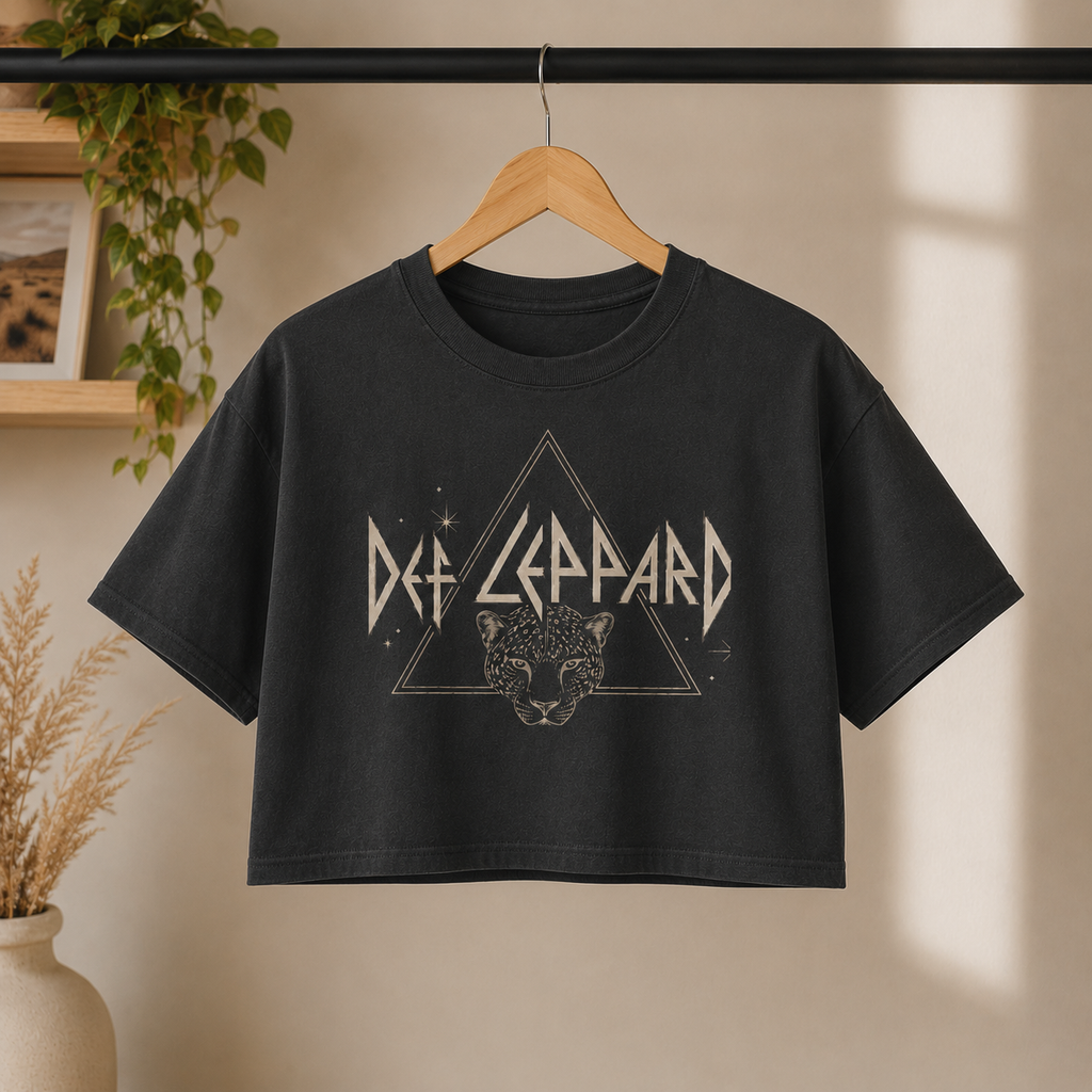Band Graphic Tee | Boxy Crop T-Shirt