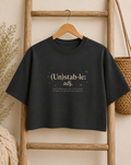 (Un)stab-le Definition Graphic Tee | Boxy Cropped T-Shirt