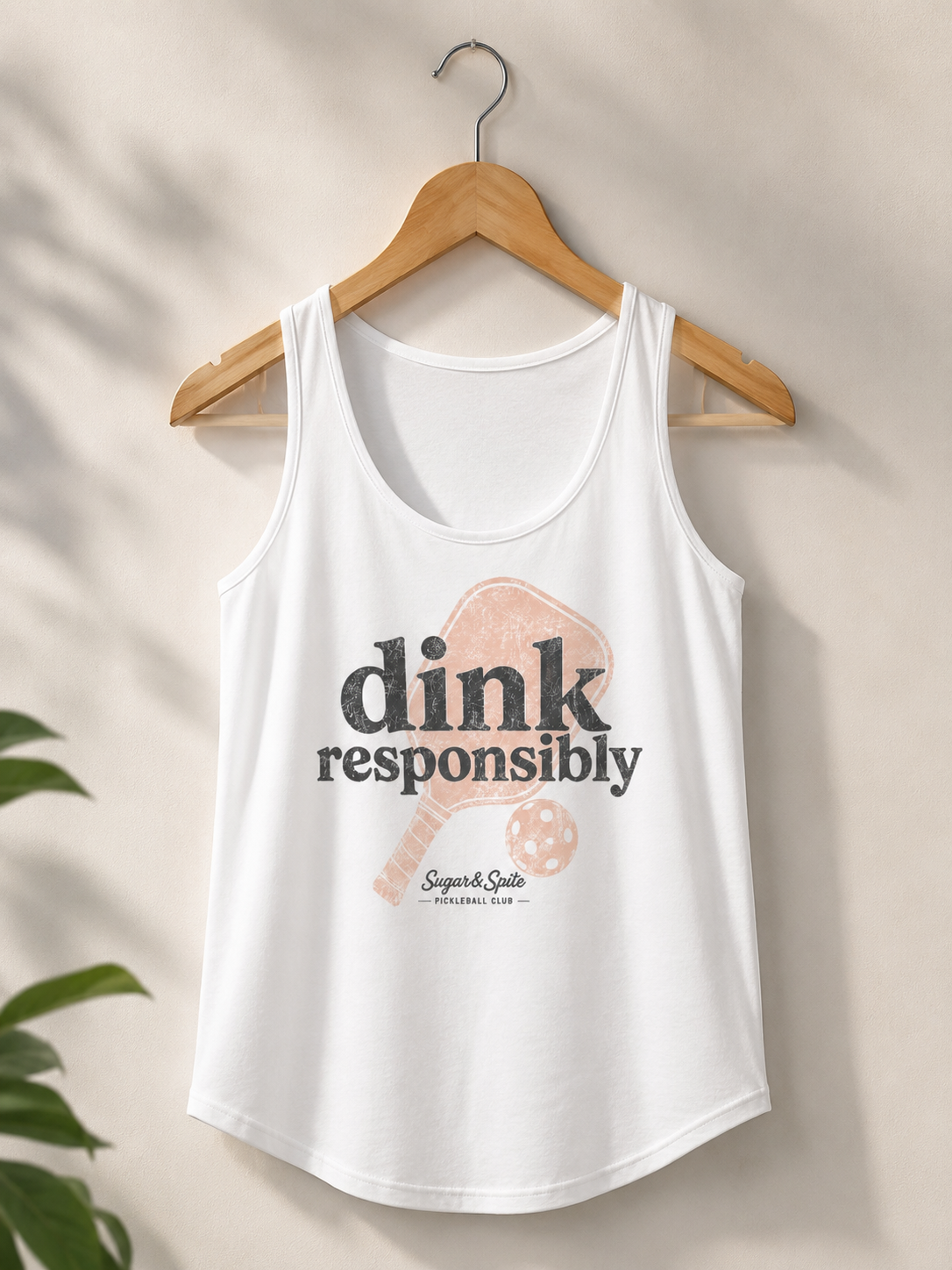 Dink Responsibly Women's Athletic Tank Top