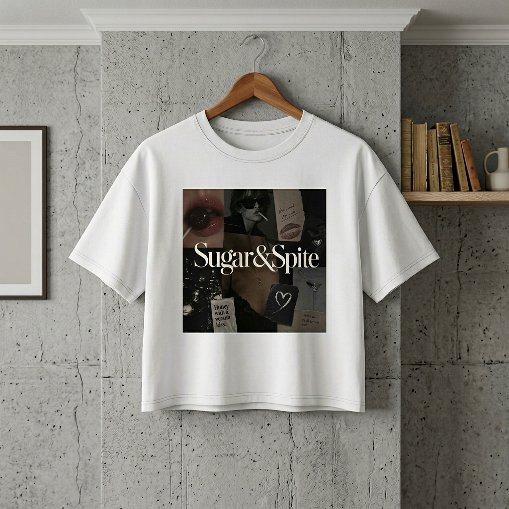 Sugar & Spice Collage Boxy Tee — Women's Boxy T-Shirt