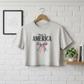 Made in America Patriotic Boxy Tee