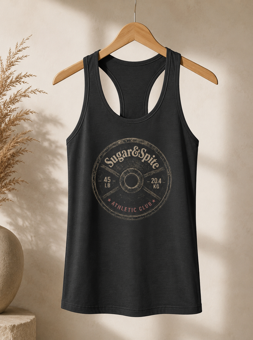 Sugar & Spice Athletic Club Racerback Tank - Women's Fitness Tank Top